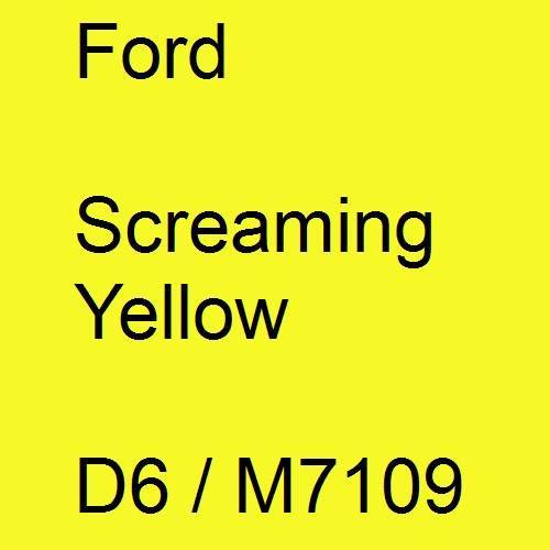 Ford, Screaming Yellow, D6 / M7109.